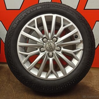 ALU kola Audi, 7x16 , ET48, zimní pneu 205/55/16 - 4