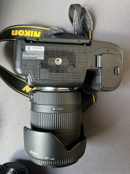 Nikon D7500 TOP STAV 3011 expozic + 2 objektivy Sigma/Nikon - 4
