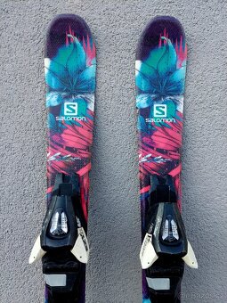 Dětské lyže SALOMON LUX, 80 cm + lyžáky - 4