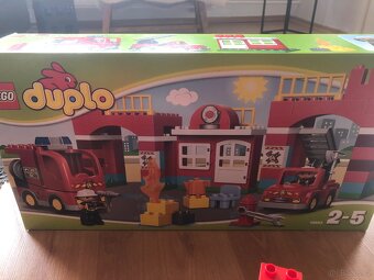 Velká sada lego duplo hasiči + vrtulník - 4