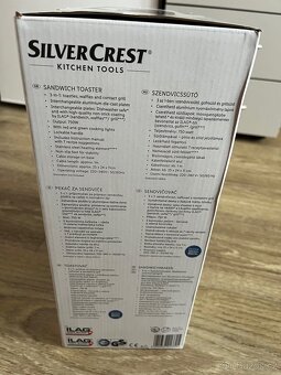 SILVERCREST Sendvičovač 3v1 750W - 4