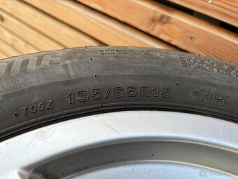 Alu disky 15"+ Pneu Bridgestone 195/65 91H - 4