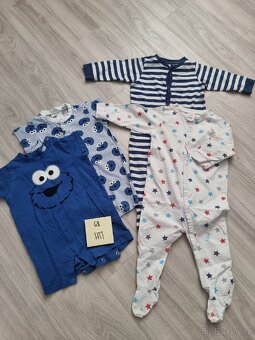 Mix oblečení vel. 62-68 HM, F&F, M&S, Looney Tunes - 4