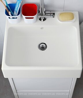 Keramické umyvadlo , sifon, Ikea - 4