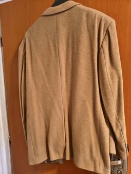 Nové pánské značkové sako z velbloudí vlny XXL - 4
