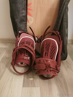 Nový SNOWBOARD +VÁZÁNÍ +OBAL 154 - 4