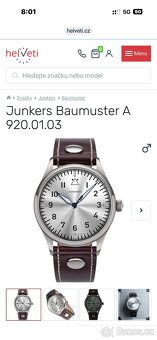 Junkers panské hodinky sappire crystal - 4