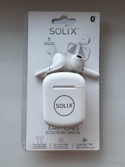 Bezdrátová sluchátka do uší Solix - 4