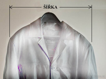 Kožené sako, pánské, pravá kůže, černá - 4