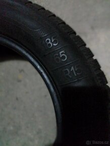 Prodám starší 2ks zimní pneu Klébr 185/65 R15 - 4