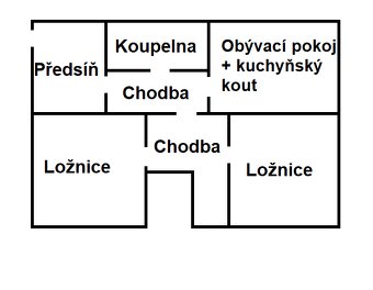 Pronájem bytů 2+kk / 3+kk Jablonec nad Nisou - 4