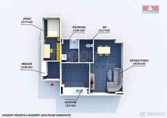 Pronájem bytu 2+kk, 48 m², Strašice - 4