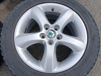 5x100 Škoda Fabia 6Jx15 ET43 č.5J0601025A alu disky - 4