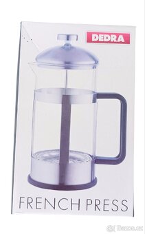BARISTA | 1 L FRENCH PRESS  na kávu a čaj z borosilikát skla - 4