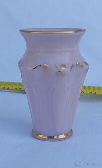 vázičky z růžového porcelánu - 4
