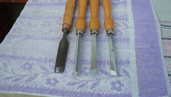 DLÁTA - STRUHY k SOUSTRUŽENÍ DŘEVA - sada 4ks. - 4