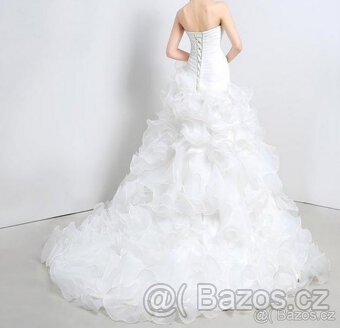 NOVÉ SVATEBNÍ ŠATY VEL. 16 (XL-XXL) - 4