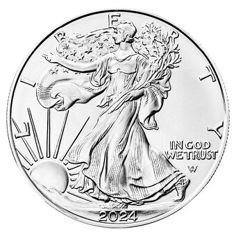 🪙Stříbro - investiční stříbrné mince American Silver Eagle - 4