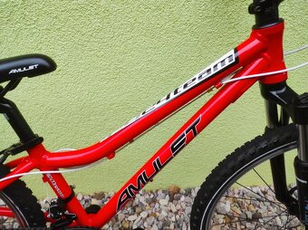 Značkové dětské kolo AMULET 24" (červená) - 4