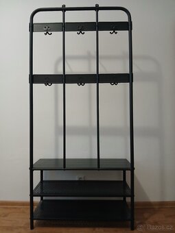 Kovový věšák a botník - 4