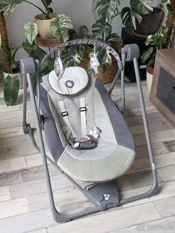 Lionelo Otto šedá houpačka - 4