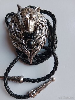 Western kovbojská kravata bolo - 4