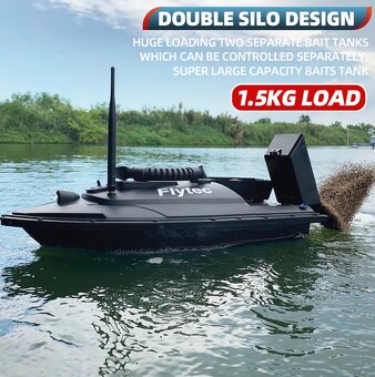 Navážecí lodička na dálkové ovládání Flytec FishFinder - 4