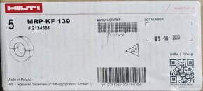 HILTI MRP-KF chladírenská potrubní objímka 139 - 4