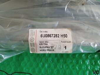 kryt sloupku B horní pravý Škoda Felicia před FL do 1297 6U0 - 4