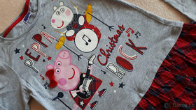 Vánoční šaty, šatičky Peppa Pig, Pepina, 116/122 - 4