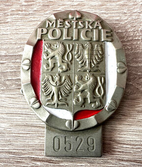 Policie městská odznak ČR placka označení - 4