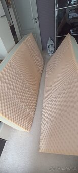 Prodám 2 matrace 90×200 cm – Aloe Vera potah, používané 2 ro - 4