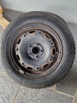 Plechové disky a zimní pneu 165/70 R14 - 4