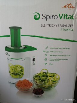 Elektrický spiralizér ETA (CENA VČETNĚ DOPRAVY) - 4