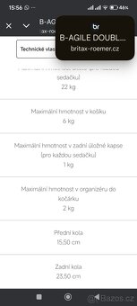 Britax B Agile double pro dvojčata - 4