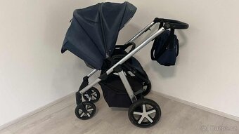 Kombinovaný kočárek tmavě modrý - 4