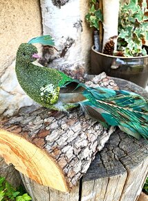 Jedinečná a originální Dekorace (Dárek) Páv (Peacock) 50 cm - 4