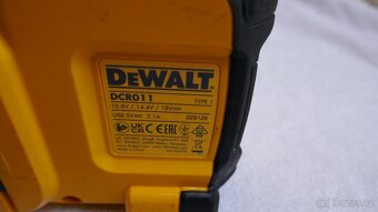 DeWALT DCR011 aku reproduktor Bluetooth/nabíječka/aku 5AH - 4