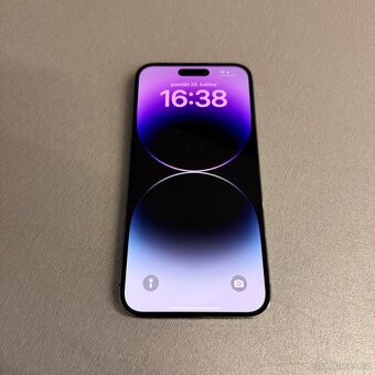 iPhone 14 Pro Max 128GB deep purple, pěkný stav, rok záruka - 4