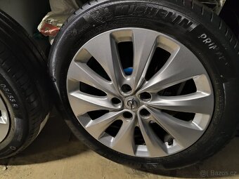 ALU kola Opel Combo 5x108 r17 Originál,Michelin 5m 205/55/17 - 4