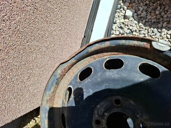 Ocelové ráfky a pneumatiky Ford 195/50R15 - 4