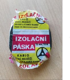 Retro čechoslovácké izolační pásky (KABLO Velké Meziřící ) - 4
