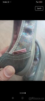 Dívčí balerinky kožené vel.32 - 4