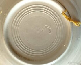 Chodská keramika, tři závěsné talíře - 4