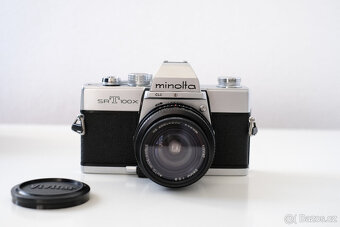 Set Minolta SRT100x + 2x objektiv + brašna + popruh + blesk - 4