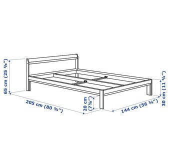 Postel 140x200 a matrace - 4
