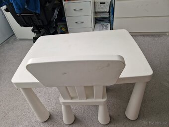 Stolek a židle zn. Mamut IKEA - 4