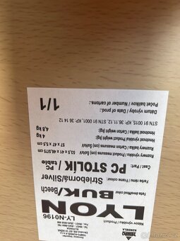 Stolek na PC , skládací IKEA - 4