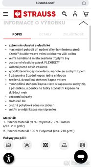 Laclové kalhoty engelbert strauss - 4