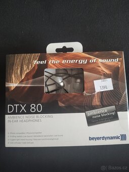 Bayerdynamic DTX 80 špunty úplně nové - 4